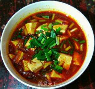 简易麻婆豆腐的做法步骤：9