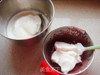 红枣紫薯戚风蛋糕【六寸】的做法步骤：14