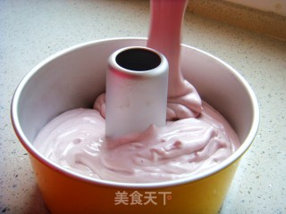红枣紫薯戚风蛋糕【六寸】的做法步骤：17
