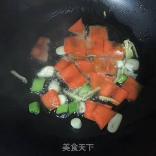 素炒花菜的做法步骤：6