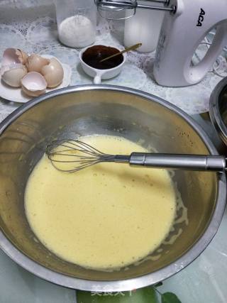 斑马纹戚风蛋糕的做法步骤：6