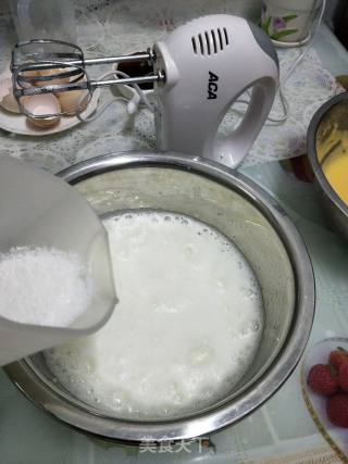 斑马纹戚风蛋糕的做法步骤：9