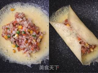 喵咪蛋包饭的做法步骤：9