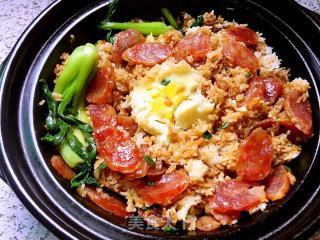 小青de美食----腊味煲仔饭的做法步骤：5