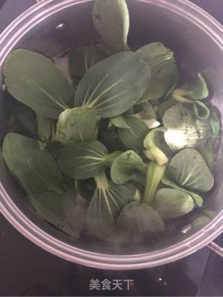 蚝油香菇油菜的做法步骤：7