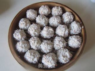 珍珠豆腐丸子的做法步骤：7