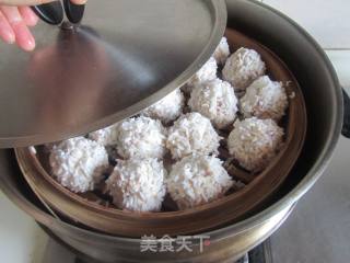 珍珠豆腐丸子的做法步骤：8