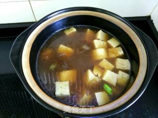 白菜肉片粉条冻豆腐的做法步骤：11