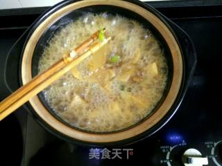 白菜肉片粉条冻豆腐的做法步骤：14
