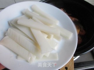 麻辣砂锅年糕的做法步骤：6
