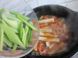 麻辣砂锅年糕的做法步骤：8