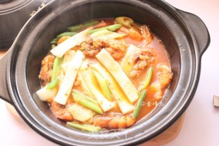 麻辣砂锅年糕的做法步骤：9