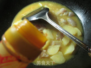 牛筋粉丝煮土豆的做法步骤：5