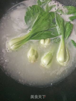 酱香菇焖油菜的做法步骤：2