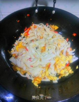 鸡蛋炒河粉的做法步骤：6