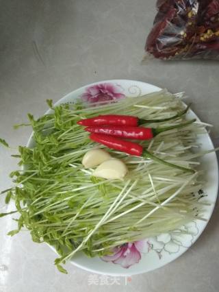 凉拌豌豆苗的做法步骤：1