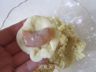 鲜虾土豆饼的做法步骤：7