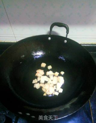 青菜肉粒面的做法步骤：5