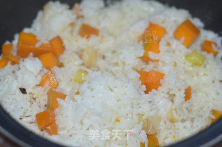 葱油南瓜焖饭的做法步骤：14
