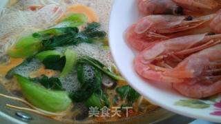 北极虾番茄面的做法步骤：7
