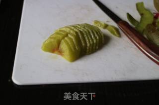 水果拼盘松树的做法步骤：4