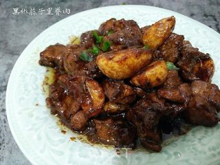 黑椒蒜香里脊肉的做法步骤：4