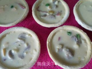杂蔬蘑菇培根挞(挞皮版)的做法步骤：4
