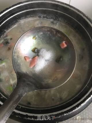 皮蛋瘦肉粥的做法步骤：7