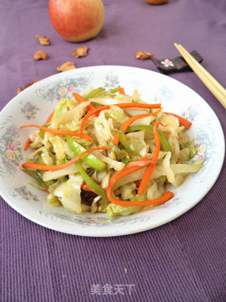 豉香圆白菜的做法步骤：10