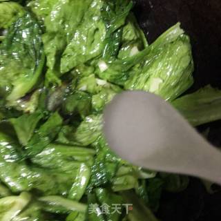 蒜炒生菜的做法步骤：5