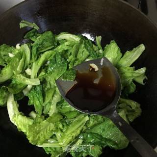 蒜炒生菜的做法步骤：6