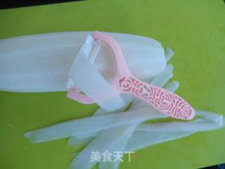 酸辣萝卜片的做法步骤：3