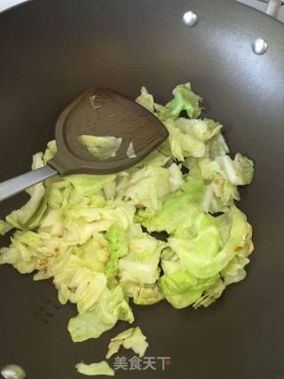 包菜红薯粉条的做法步骤：4