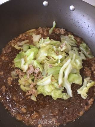 包菜红薯粉条的做法步骤：8