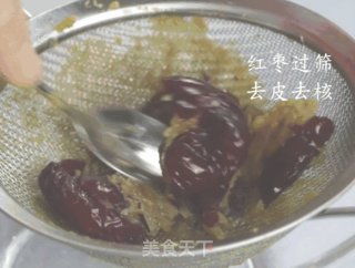 红枣泥 宝宝辅食，超细腻自带甜味的做法步骤：3