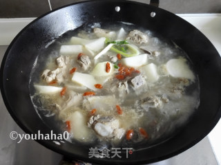 #炖菜#白萝卜排骨汤的做法步骤：7