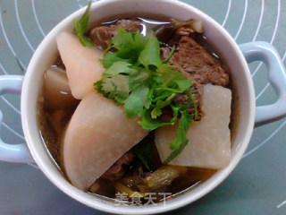 清炖牛肉萝卜汤的做法步骤：13