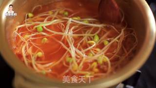 韩式辣白菜豆芽汤的做法步骤：10