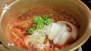 韩式辣白菜豆芽汤的做法步骤：14