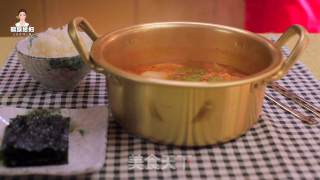 韩式辣白菜豆芽汤的做法步骤：15