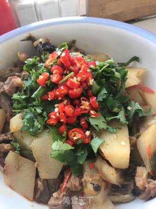 萝卜烧牛腩的做法步骤：6
