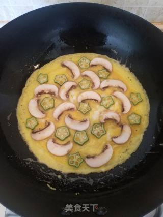 蔬菜蛋饼的做法步骤：4