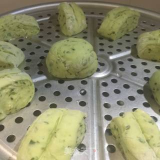 菠菜馒头的做法步骤：5