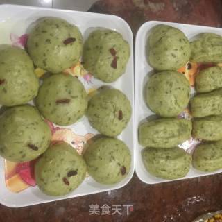 菠菜馒头的做法步骤：7