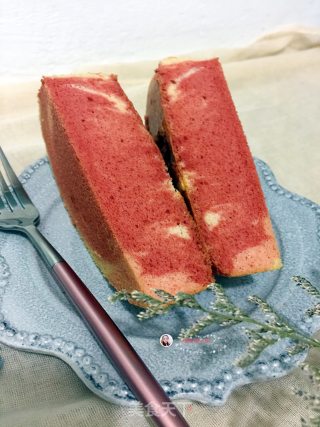 6寸双色戚风蛋糕的做法步骤：27