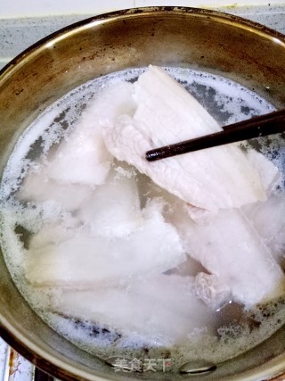 五花肉烧冬瓜的做法步骤：6