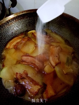 五花肉烧冬瓜的做法步骤：16