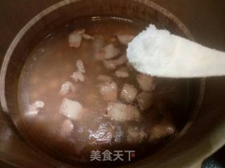 #炖菜#五花肉炖花生米的做法步骤：7