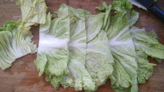 香辣白菜肉卷的做法步骤：2