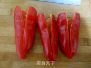 肉酿尖椒的做法步骤：5